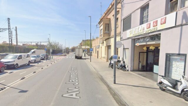 Imatge de l'avinguda Jaume Carner (El Vendrell)