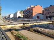 Tall de pas de vianants a la passera davant del carrer del Quarter a El Vendrell
