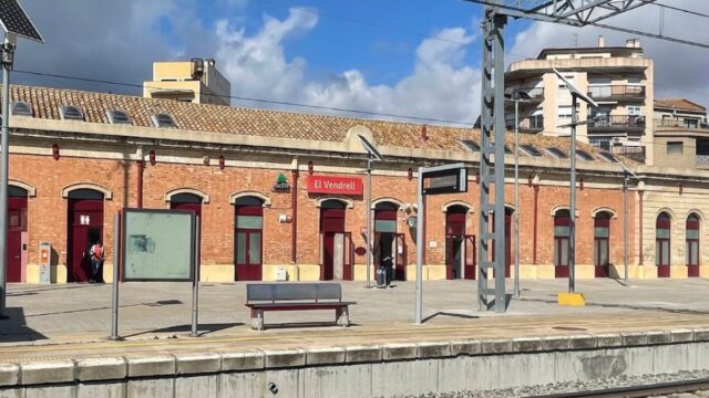 Imatge de l'estació de rodalies (El Vendrell)