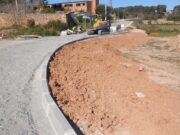 Tall de trànsit a la T-2235 per la construcció d’una nova rotonda