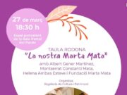 El Vendrell clou els actes del 8 de març amb una taula rodona sobre Marta Mata