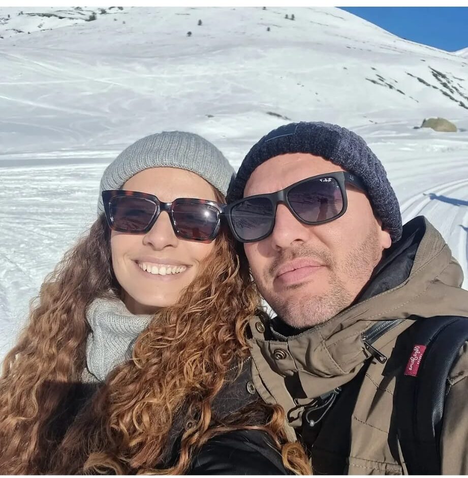 Débora i el seu marit Jordi, a Baqueira-Beret.